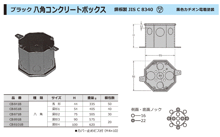 八角コンクリートボックス