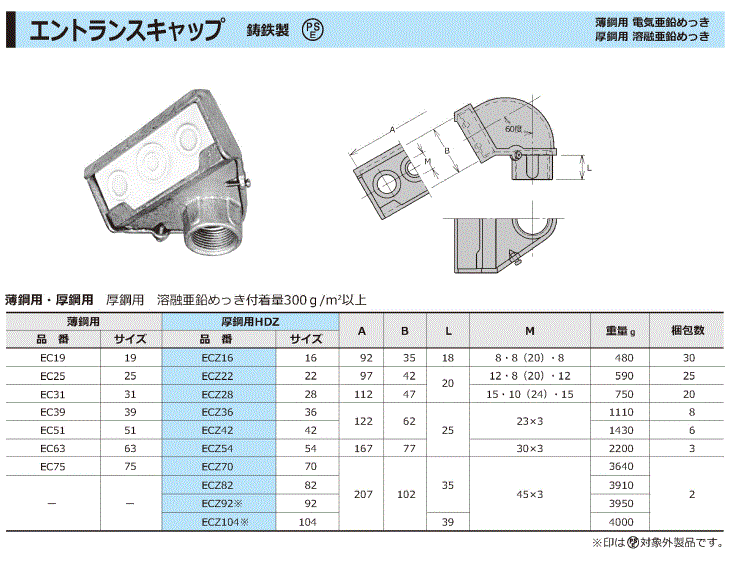 エントランスキャップ