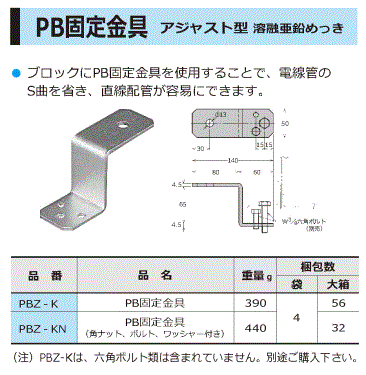 PB固定金具